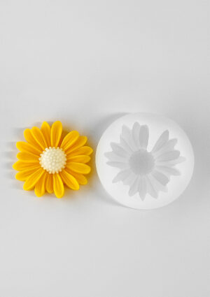 Molde Silicone Vela Sabonete - Margarida - Imagem 2